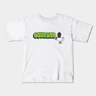 Go Vegan Graffiti Chick Kids T-Shirt